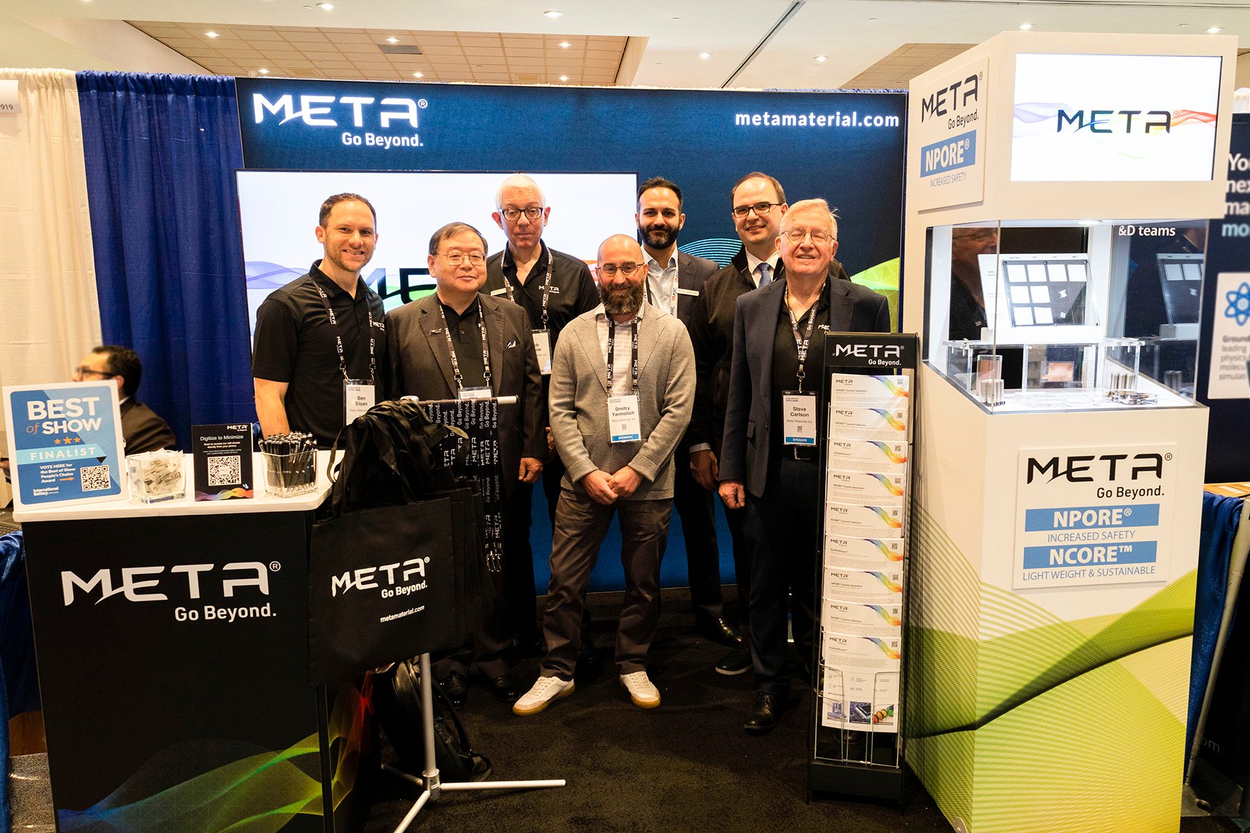 The META® Team in the booth at the IBS